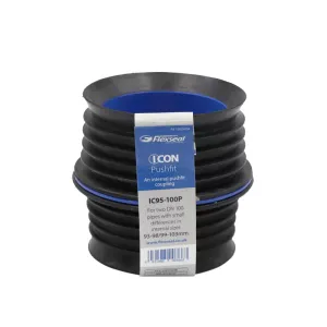 Flexseal sisäpuolinen  koonmuutos jatkoyhde