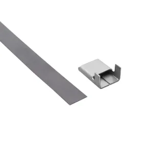 Steel Strip 70 cm + Locks 50 pcs
