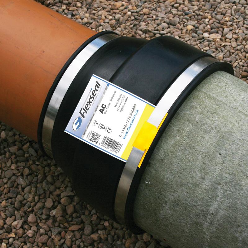 Flexseal EPDM sovitemuhvi 110- 22/60-68mm, 316 RST pannoilla