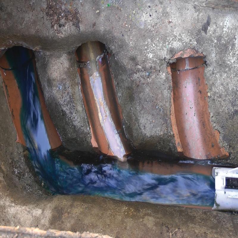 Viemärin merkintäväriaine  200 g PUNAINEN