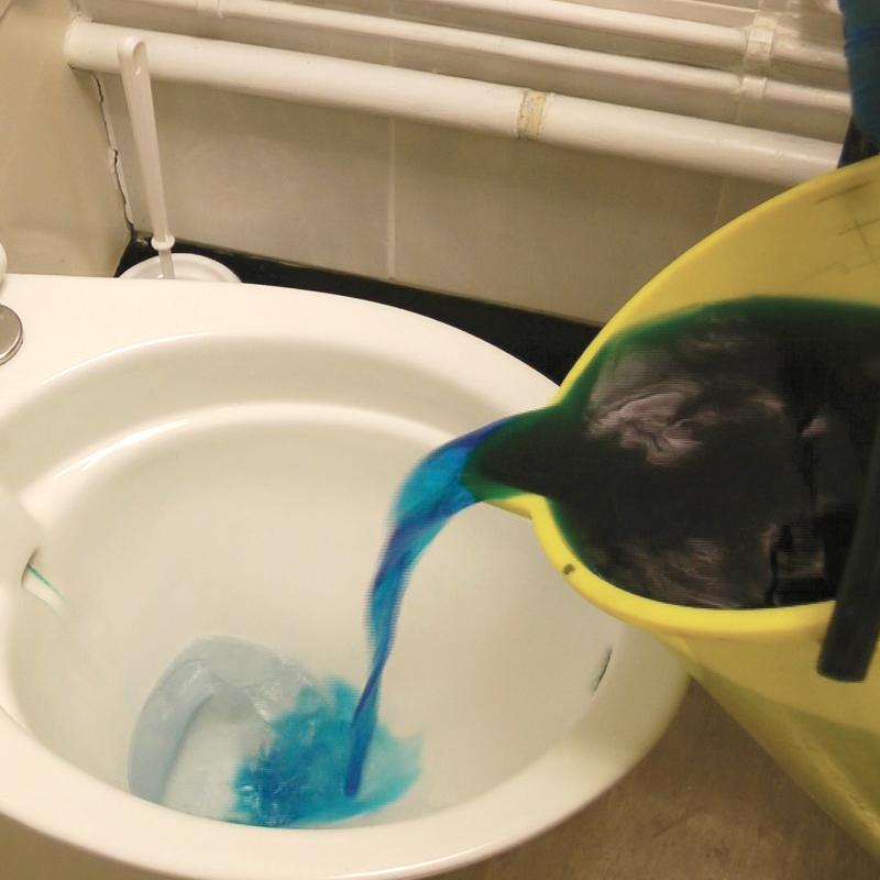 Viemärin merkintäväriaine 200 g KELTAINEN