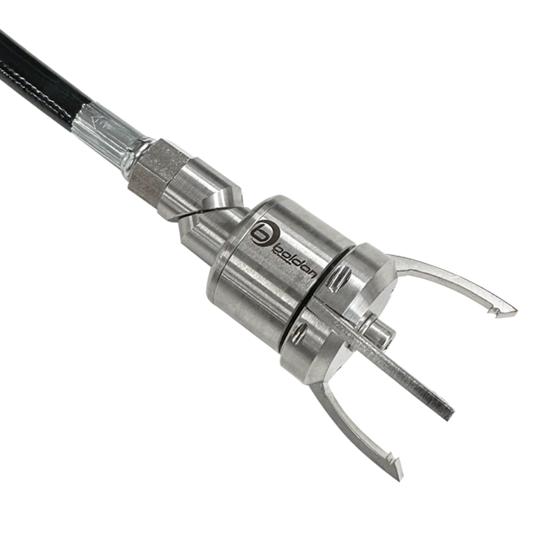 Close-up shot of a PipeCatcher Mini tool designed for efficient item retrieval.
